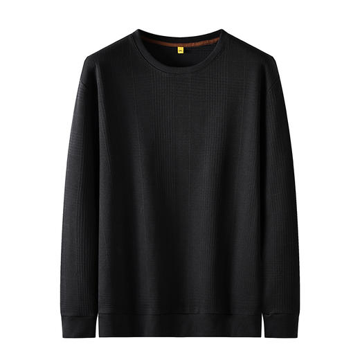 【新款DG】大依优型大码长袖卫衣圆领加肥加大肥佬休闲宽松透气上衣打底T恤 商品图1