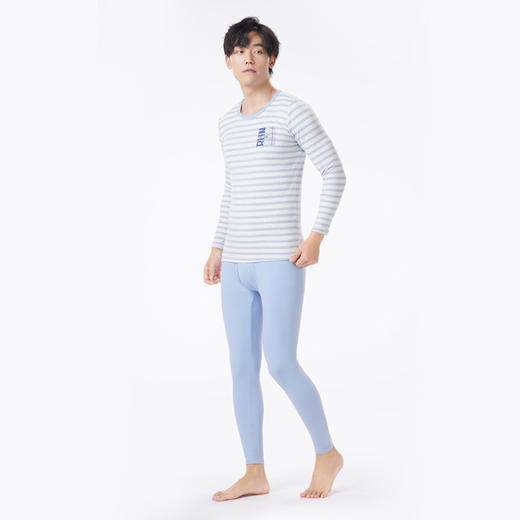 都市丽人都市锋尚保暖衣舒暖套装舒绒条中厚男士保暖衣棉质套装FWT1B7 商品图2