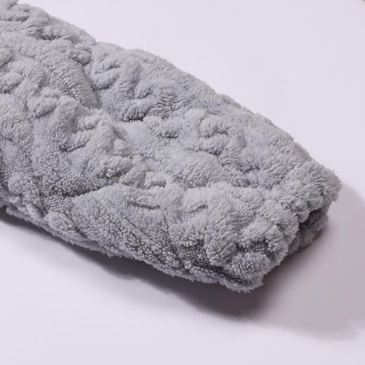 都市丽人睡衣夹棉系列长袖家居服长毛绒提花夹棉加厚女士夹棉套装LHT1P2 商品图7