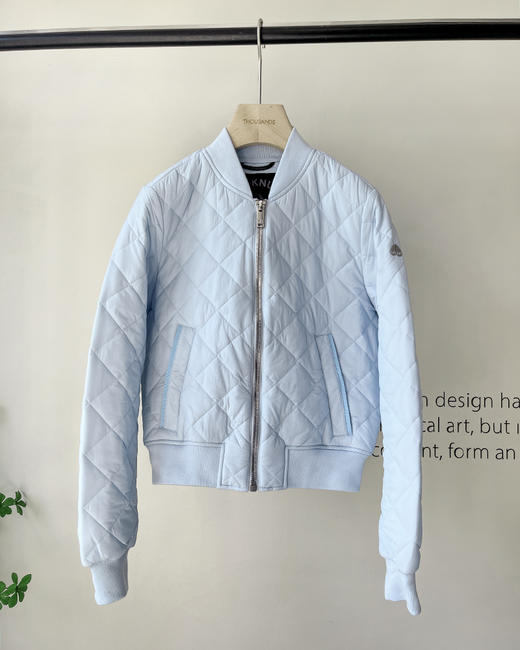 现货 THS 9.30-限时 剪刀家 女士菱格绗缝立领棒球服 2色 BF1058 商品图4