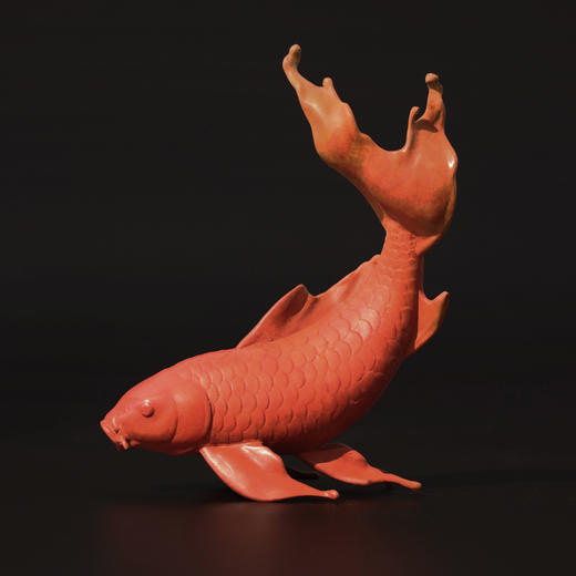 王中兴《祥鳞》红 商品图4