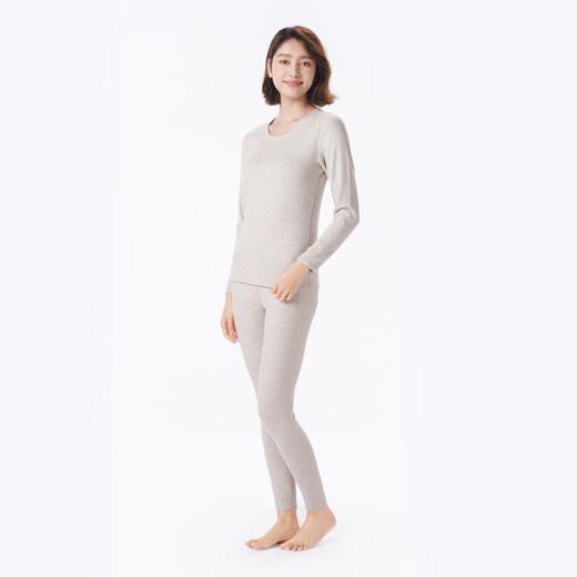 都市丽人保暖衣舒暖套装轻羽绒中厚女士保暖衣套装LWT9A6 商品图2