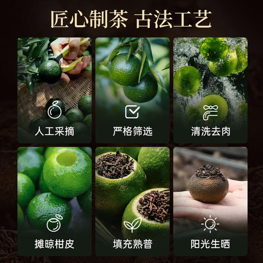 华祥苑-星时光普洱小青柑2颗装品鉴茶20g 商品图4