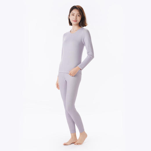 都市丽人保暖衣舒暖套装天丝德绒膨体绒中厚女士保暖衣天丝套装LWT9A1 商品图1