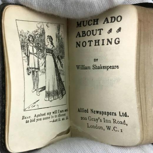 微型书！ 约20世纪早期 莎士比亚全集（全40卷） 配木质小书架 商品图7