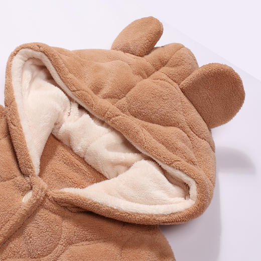 都市丽人睡衣亲情蜜语长袖家居服长毛绒夹棉加厚女士夹棉套装LHT9A8 商品图5