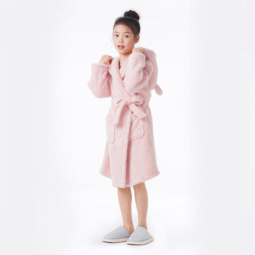 都市丽人眯雅佳睡衣超值精选单件袍长毛绒厚童装法兰绒单件袍JHT7A2 商品图5