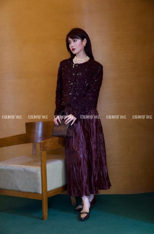 【门店同款】ENJOY冬季自由意志名媛亮片小香外套 159693371 商品图4