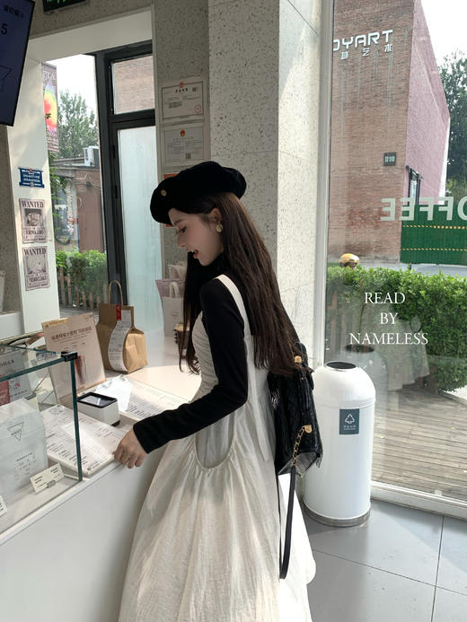 Read Nameless /直角肩翻袖西装+亚麻天丝绡吊带裙 2024/9/28 商品图9