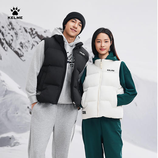 卡尔美新款男士男式塞棉马甲 商品图0