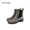 Dfuse迪芙斯2024冬季新款甜酷短靴酷帅感铆钉切尔西靴冬靴DF44116584 商品缩略图4