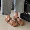 英伦风浅口平底鞋单鞋女2024新款女鞋春秋女式一字扣玛丽珍鞋新款爆款小红书同款 商品缩略图0