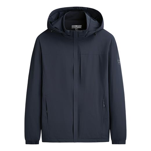 【可拆卸帽】【新款DSF】大依优型大码男装连帽薄棉棉衣夹克加肥加大休闲夹克胖子外套上衣 商品图4