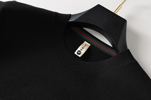 【新款DG】大依优型大码圆领毛衣短袖针织衫毛衫休闲加肥加大男士胖子大码内搭上衣打底衫 商品图4