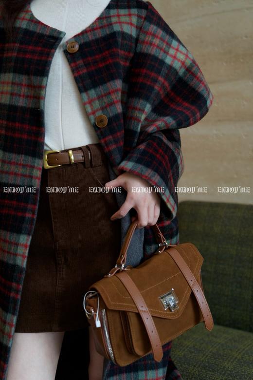 【门店同款】ENJOY冬季自由意志A字灯芯绒短半裙 159546620 商品图1