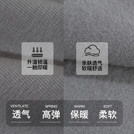 秋冬必备项！RAU美利奴羊毛方领/圆领修身保暖打底衣 精简纯色打底 商品图2