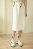09866#抽绳后开叉半裙 商品缩略图4