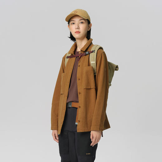 北极狐 女士户外衬衫外套 2024秋冬新款 法兰绒保暖衬衣86986 商品图1