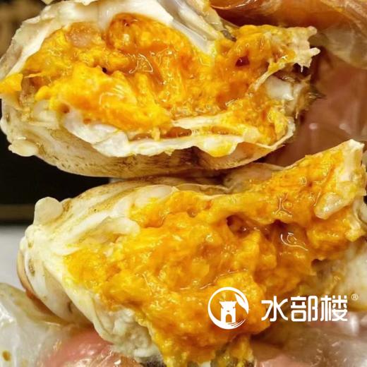 【海鲜精选】水部楼花雕熟醉母蟹 2两全母蟹 口感醇厚 蟹肉鲜甜可口 细嫩润滑 蟹黄半软半结块 吃起来鲜香流油 蟹钳和蟹腿的肉质也很细腻 商品图5