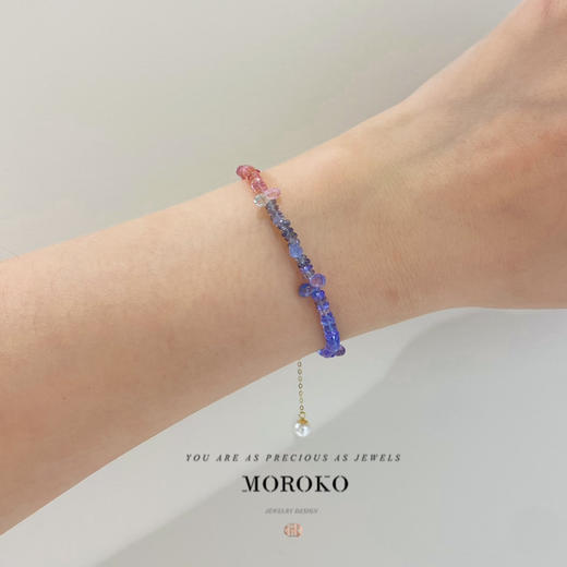 大水滴 · 手链 | 尖晶×蓝宝石×坦桑 商品图1