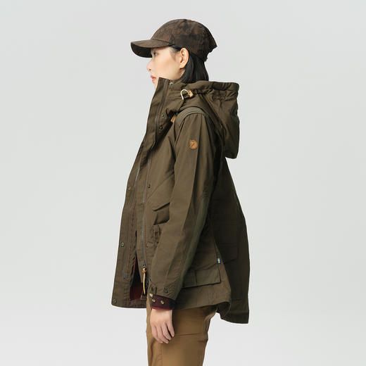 北极狐 女士G1000户外夹克 2024耐磨防风徒步露营连帽外套 89715 商品图1