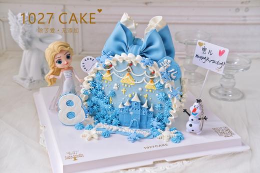 1027CAKE |  冰雪奇缘爱莎 翻糖蝴蝶结 商品图1