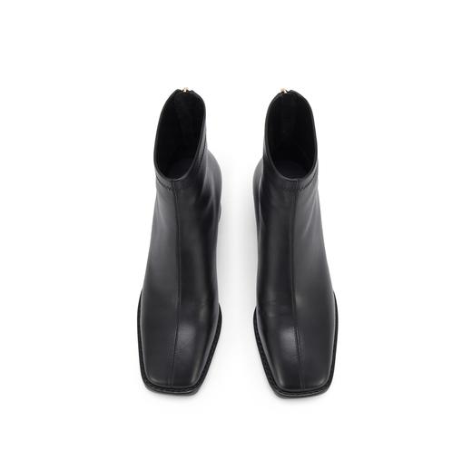 westory2024年秋冬新款优雅风中高跟方头百搭短靴切尔西W24DS84711 商品图3