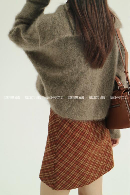 【门店同款】ENJOY冬季自由意志彩色格子半裙 159745418 商品图10