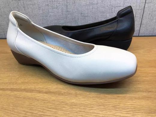 豪行春季新品时尚休闲真皮浅口女鞋工装鞋22180201 商品图1