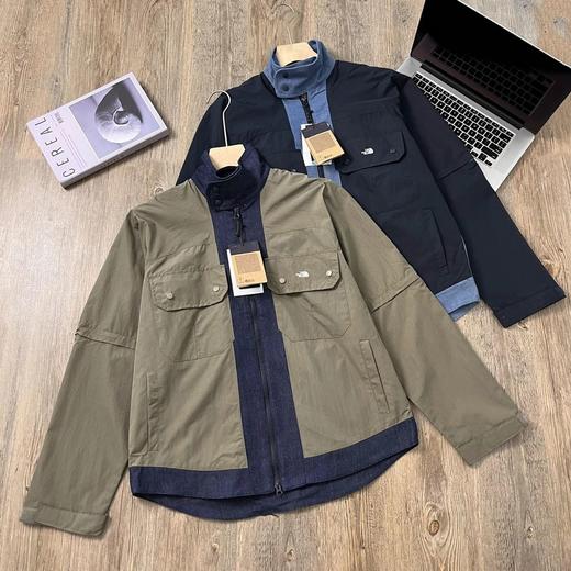 特价 北面UE先锋设计男牛仔拼接可拆卸软壳外套 商品图4