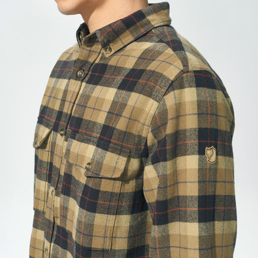 北极狐 男士长袖格子衬衫 2024新款 城市户外休闲衬衣88398 商品图4