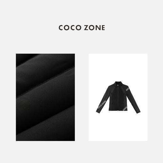 COCO ZONE 设计感拼接立领保暖女士羽绒服外套CC2C1781 商品图2