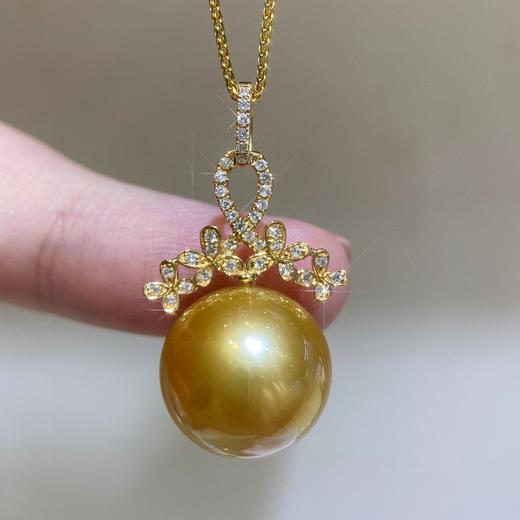 钻石菲律宾金珠吊坠13-14mm 商品图2