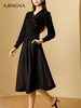【商场同款】阿菁娜2024秋季新款经典裙王丝质半裙A29Q113062 商品缩略图1