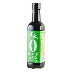 千禾8克鲜特级淡盐酱油500ml/瓶