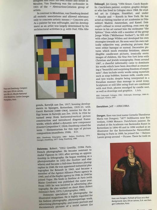 二十世纪艺术与艺术家辞典 501幅彩色插图 精装16开 商品图5