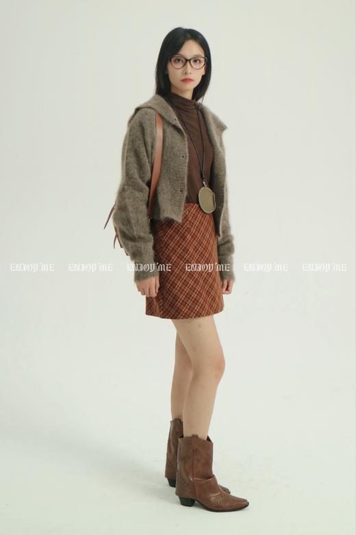 【门店同款】ENJOY冬季自由意志彩色格子半裙 159745418 商品图9