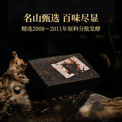 澜沧古茶2012年第2代乌金云南古树普洱茶熟茶熟普砖茶125g 商品图2