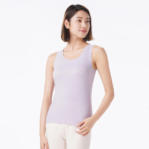 都市丽人保暖衣舒暖单件背心膨暖绒3.0中厚女士保暖衣保暖背心LWT4A3 商品图2