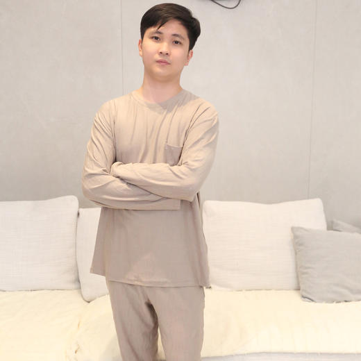 【88元1套】秋冬男士长袖长裤套头家居套装-2243216 商品图2