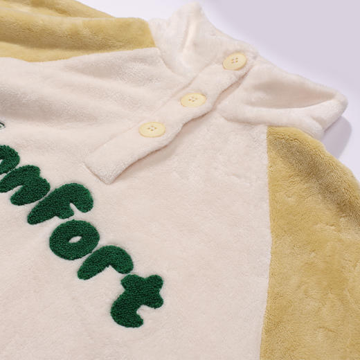 都市丽人睡衣会员精选长袖家居服双面法兰绒厚女士法兰绒套装LHT2W1 商品图8