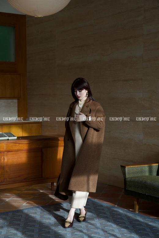 【门店同款】ENJOY冬季柔韧与共松紧袖口大衣 159496749 商品图5