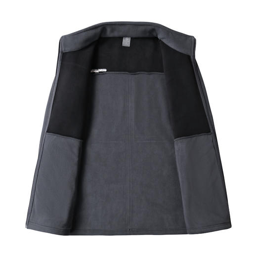 【抓绒衣】【新款DK】大依优型大码男装立领拼接夹克抓绒衣加肥加大休闲夹克胖子宽松防风外套上衣 商品图1