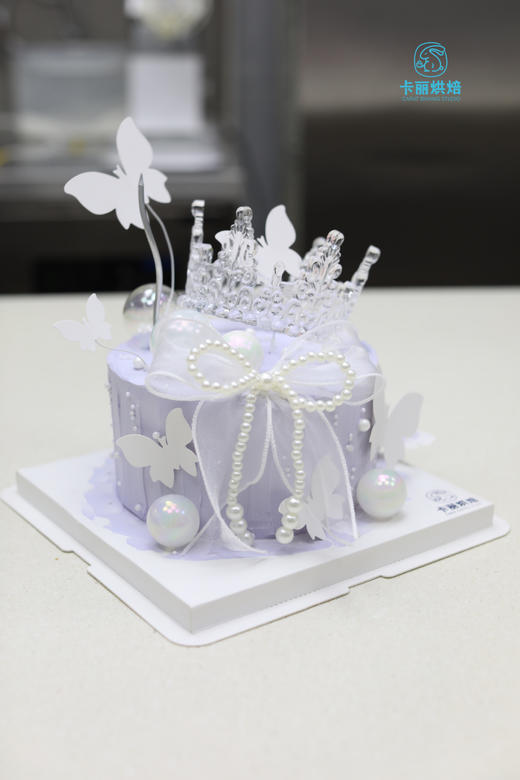仙女皇冠蝴蝶蛋糕（紫色款） 商品图0
