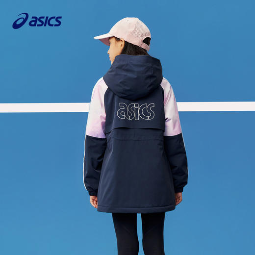 Asics/亚瑟士童装儿童棒球服夹克外套2024年秋冬新款美式飞行夹克 商品图1