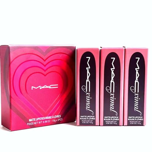 【 清仓特价 】MAC/魅可 大宠爱限定口红礼盒三件套 1.8g*3 商品图1