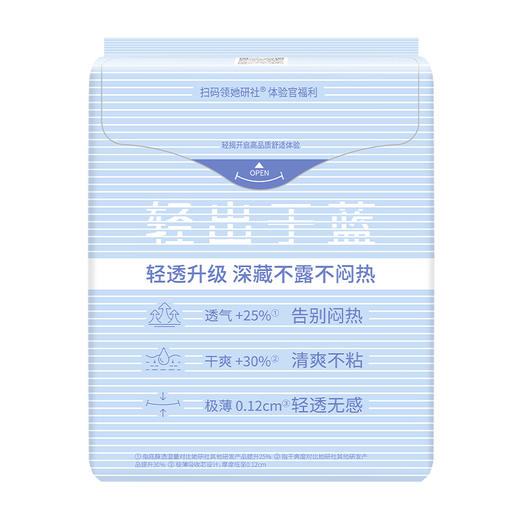 Herlab 她研社深藏BLUE棉柔卫生巾夜用290 6片装夜用卫生巾159456966 商品图1