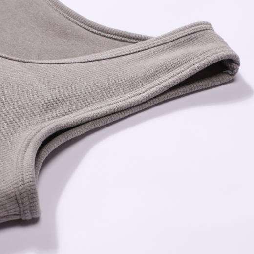 都市丽人保暖衣舒暖单件背心空气层罗文绒中厚女士保暖衣保暖背心LWT4A1 商品图5