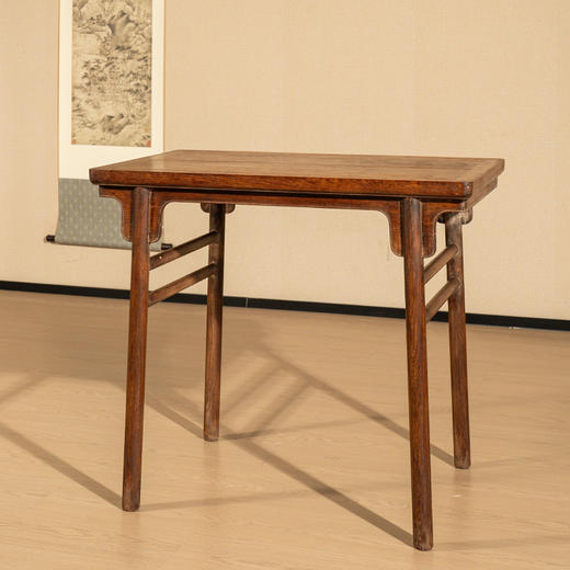 清 红木夹头榫刀牙板平头案 商品图4