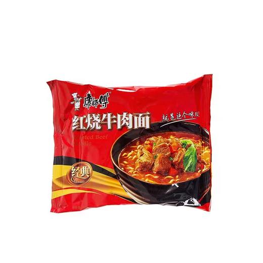 康师傅经典红烧牛肉袋面 商品图0